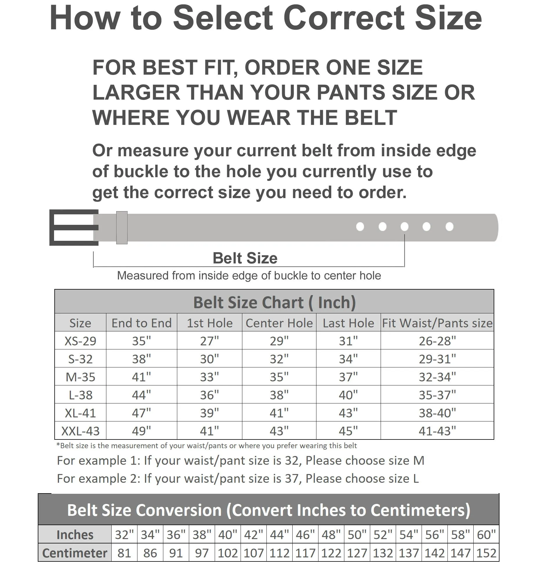 1 1/2" (38 mm) Snap On Non-Leather Jean Belt