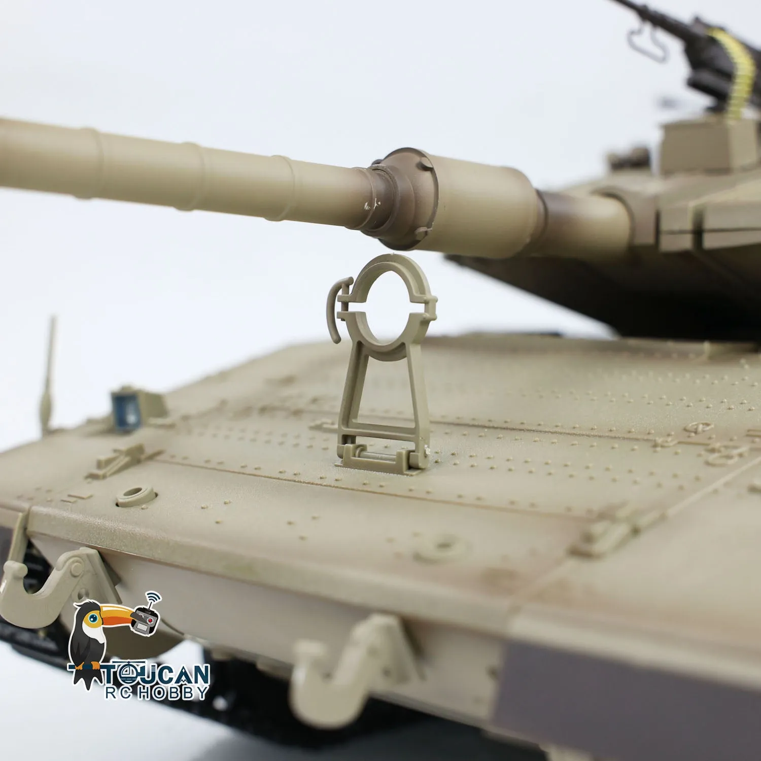 1/16 Heng Long RC Tank 3958 IDF Merkava MK IV Metal Driving Gearbox 360 Rotating Barrel Recoil Tanks Model