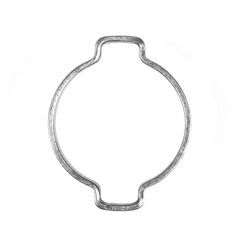 13/16" 2 Ear Hose Clamp for OEM Compressor Applications Carbon Steel 1510011