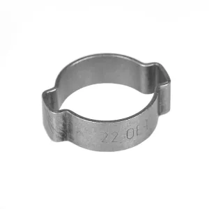 13/16" 2 Ear Hose Clamp for OEM Compressor Applications Carbon Steel 1510011
