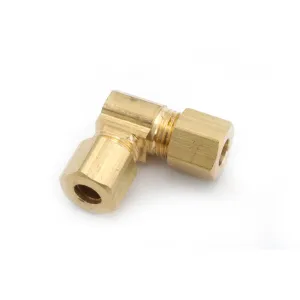 14mm OD Metric Brass Compression Elbow