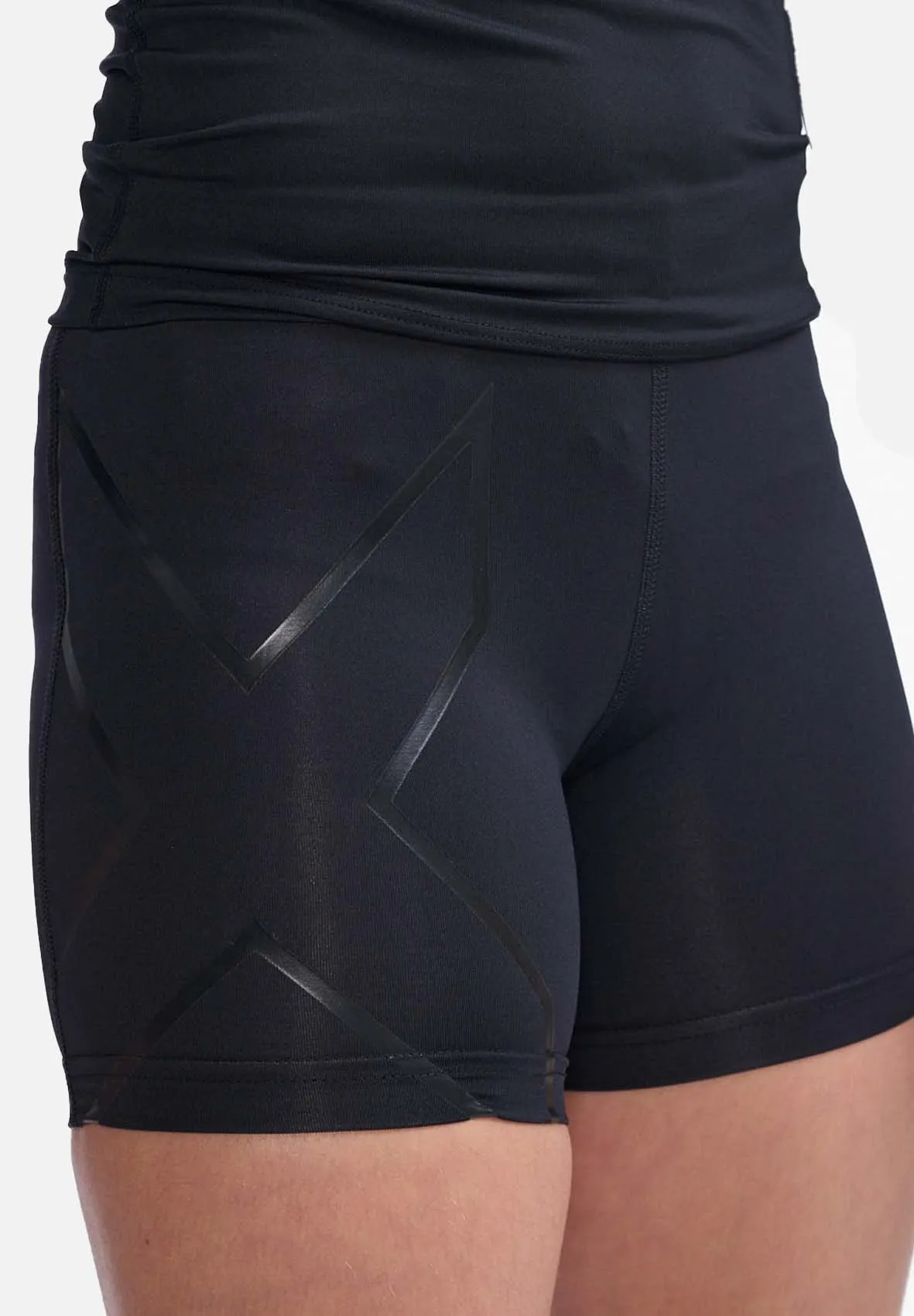 2XU Core Comp 1/2 Shorts Girls Black/Nero