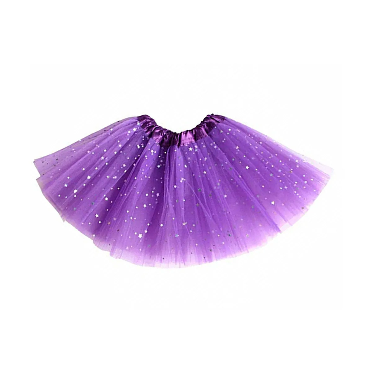 3 Layer Sparkling  Kids Children Tutu Skirts