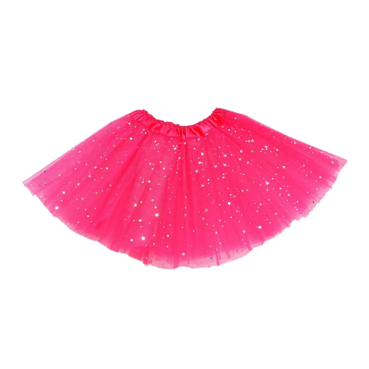 3 Layer Sparkling  Kids Children Tutu Skirts