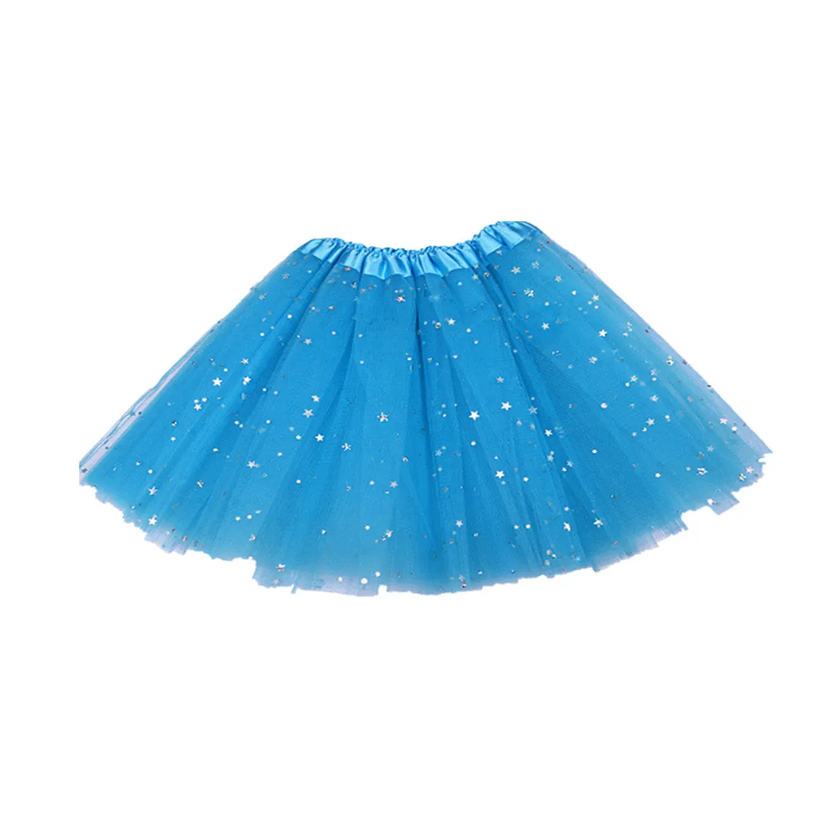 3 Layer Sparkling  Kids Children Tutu Skirts