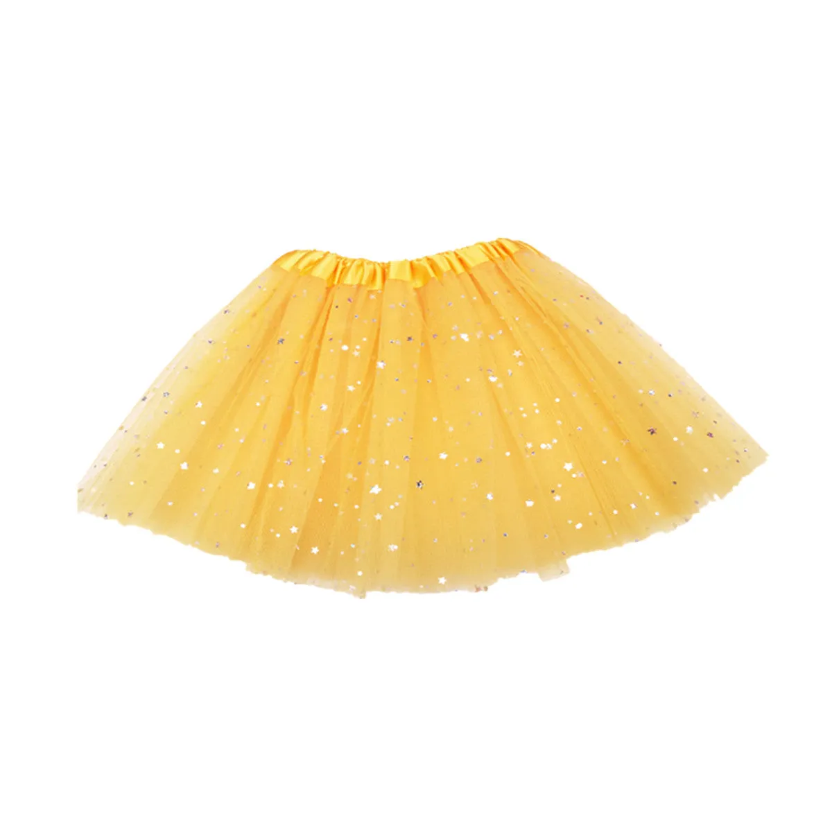 3 Layer Sparkling  Kids Children Tutu Skirts