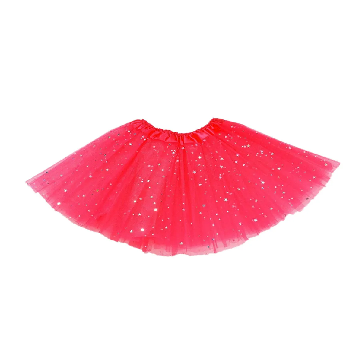 3 Layer Sparkling  Kids Children Tutu Skirts