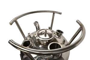 312lb ASME Double-Jacketed Solvent Tank or Collection Vessel | V1 | Unassembled
