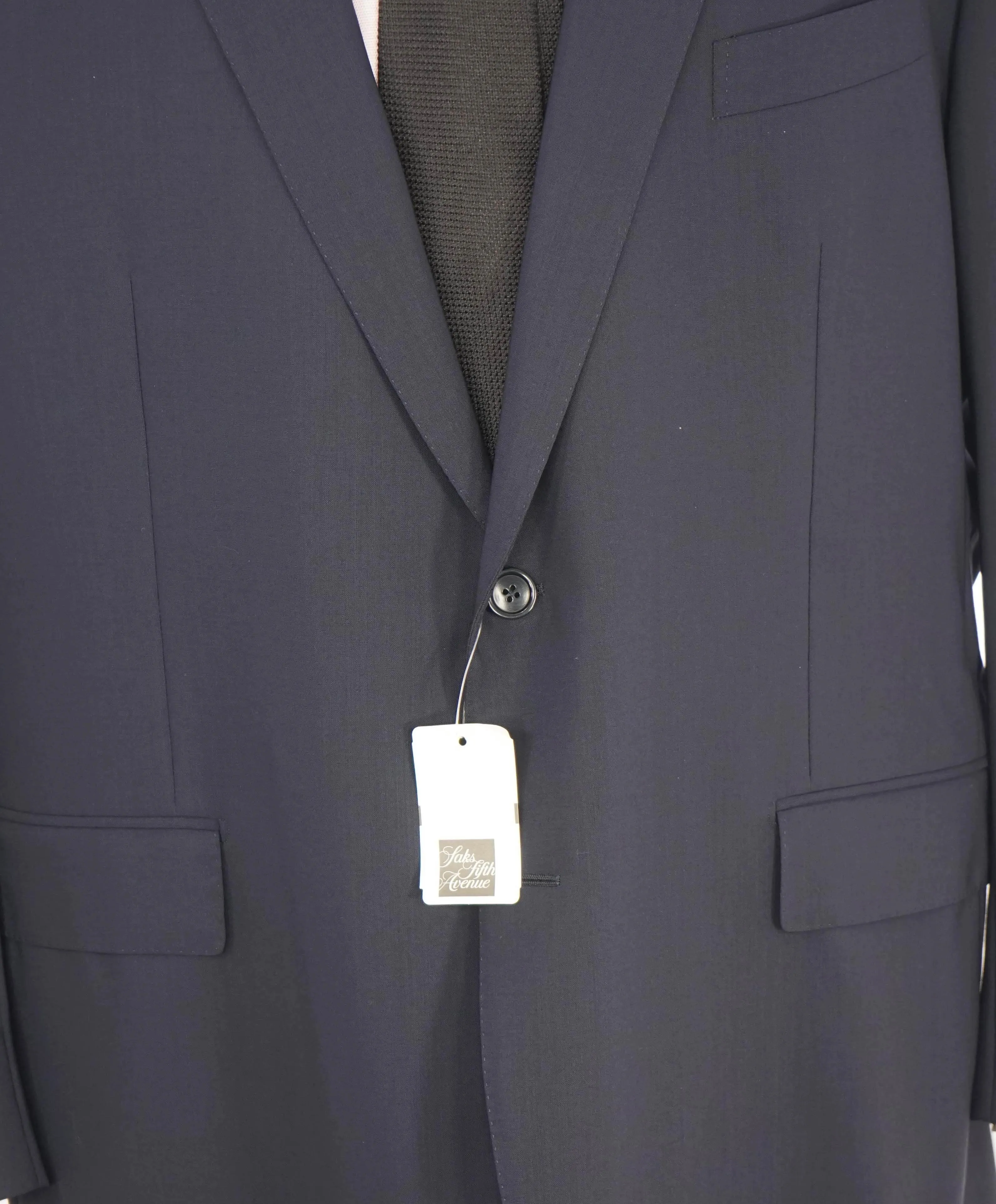 $3,495 ERMENEGILDO ZEGNA - Solid NAVY SU MISURA Wool Blazer - 50R US