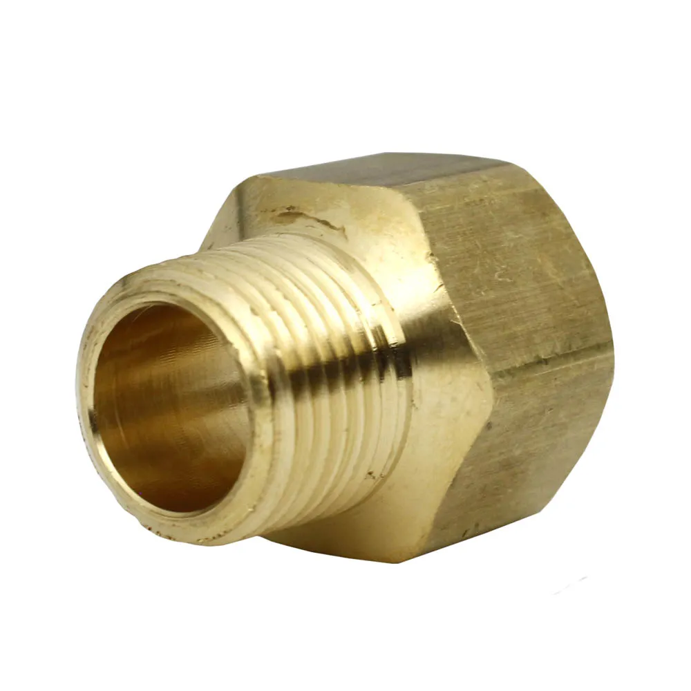 3/4" FNPT x 1/2" MNPT Solid Brass Reducing Pipe Fitting Adapter Connector 120RJF