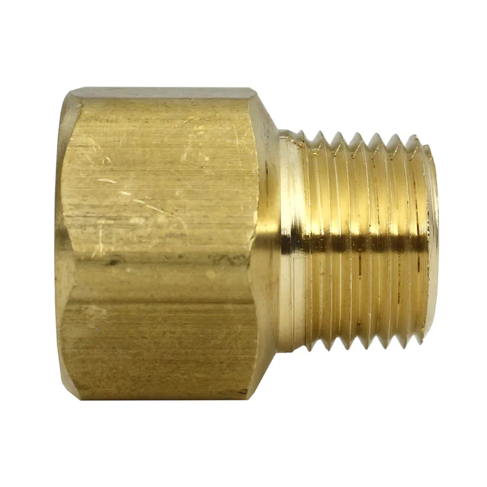 3/4" FNPT x 1/2" MNPT Solid Brass Reducing Pipe Fitting Adapter Connector 120RJF