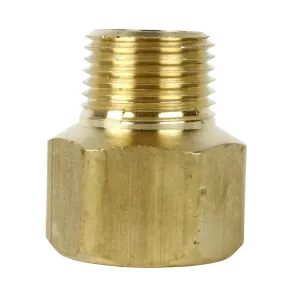 3/4" FNPT x 1/2" MNPT Solid Brass Reducing Pipe Fitting Adapter Connector 120RJF