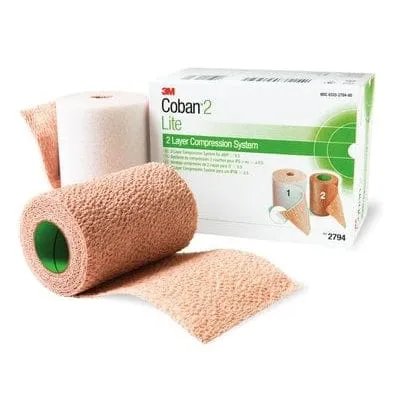 3M Coban 2 Lite Two-Layer Compression System with Stocking