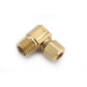 5/16" OD Compression x 1/4" NPT Male Elbow Adapter