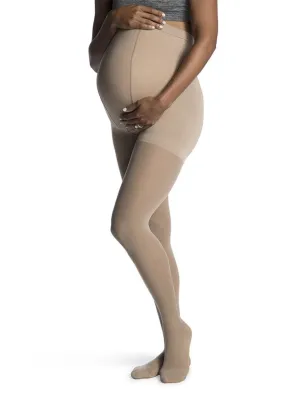 782M Style Sheer Maternity Pantyhose, 20-30mmHg, Women's, Small, Short, Honey