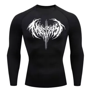 Abyss Blade Long Sleeve Black Compression Shirt