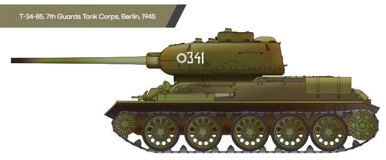 Academy 13421 Soviet Medium Tank T-34-85 1/72 Model Kit