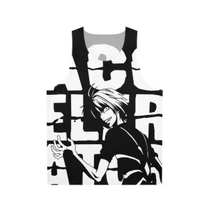 Accelerator Unisex Anime & Manga Tank Top for Otaku & Geeks