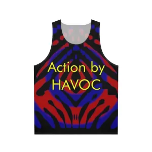 Action Havoc Unisex Tank Top for Science Fiction Stunt Enthusiasts
