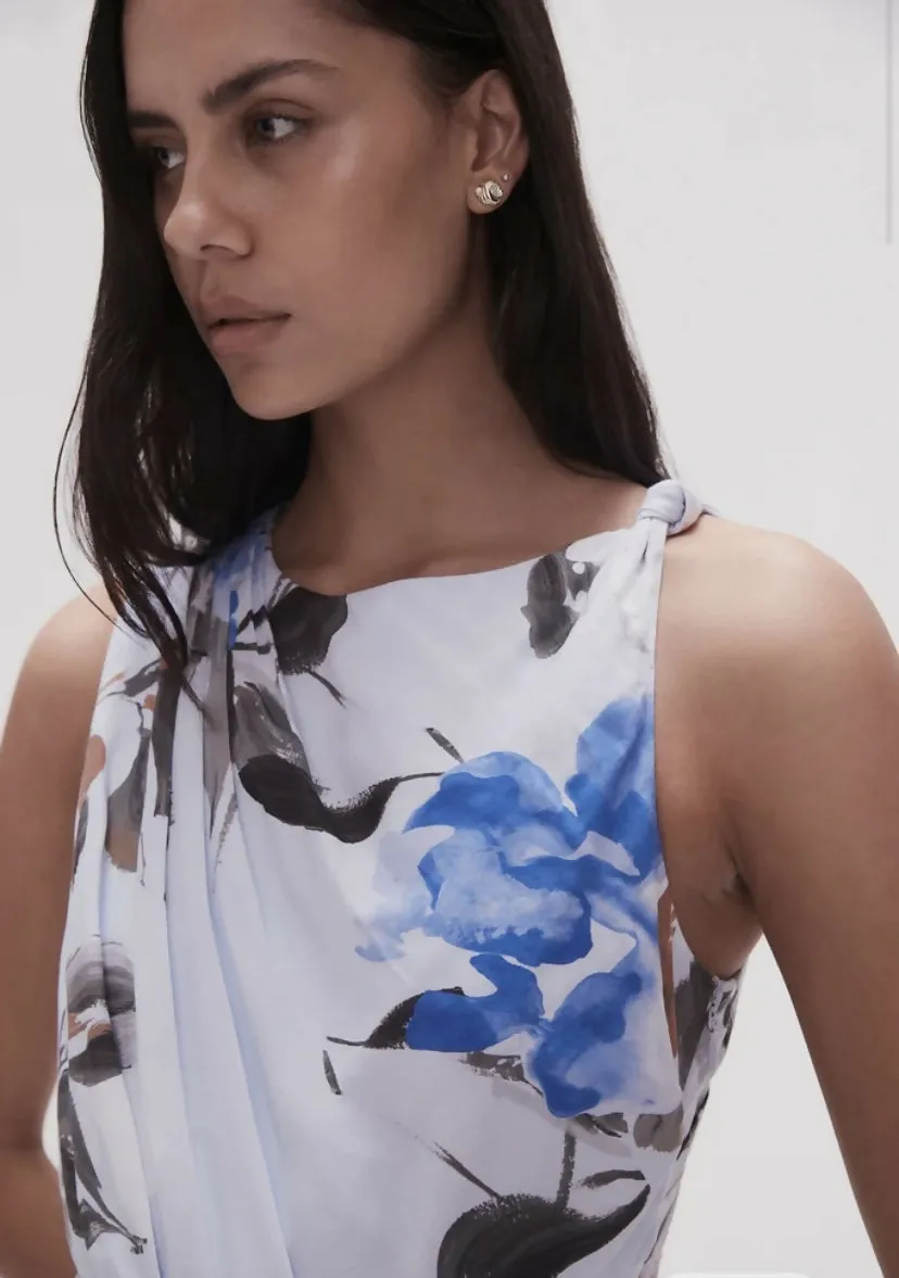 Aje Abbey Twisted Midi Dress