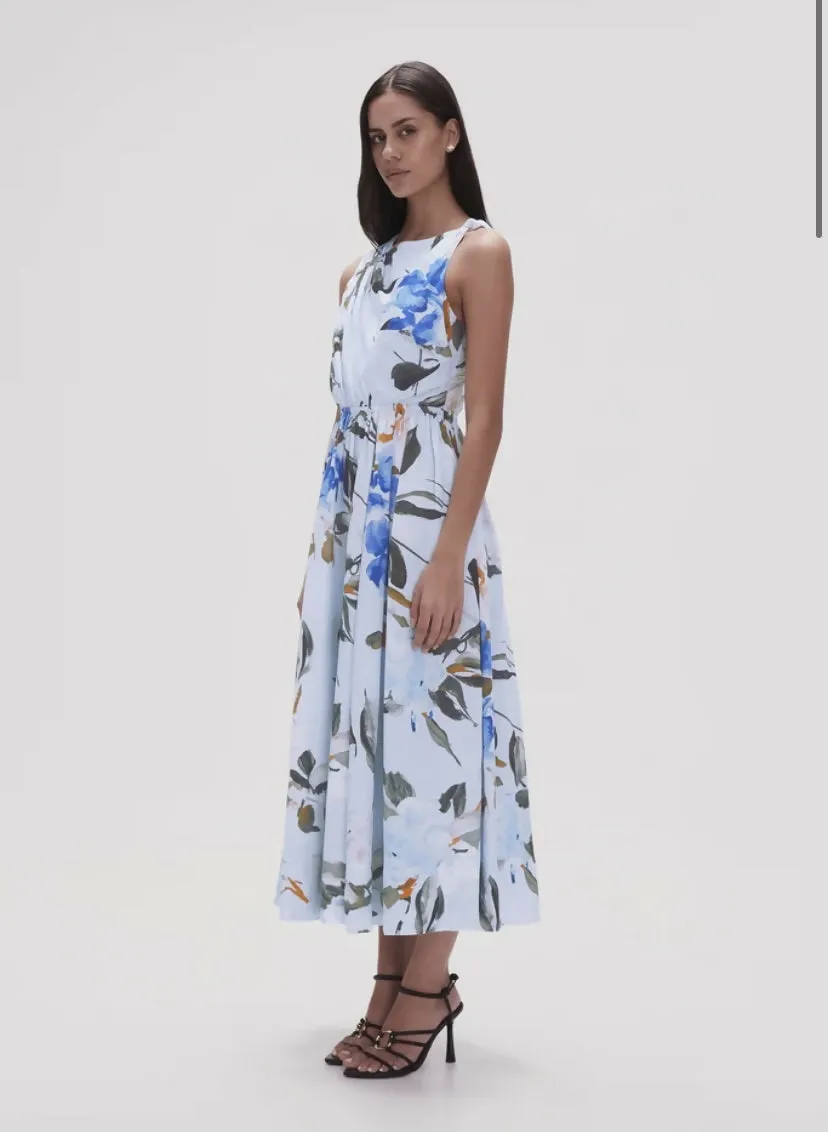 Aje Abbey Twisted Midi Dress