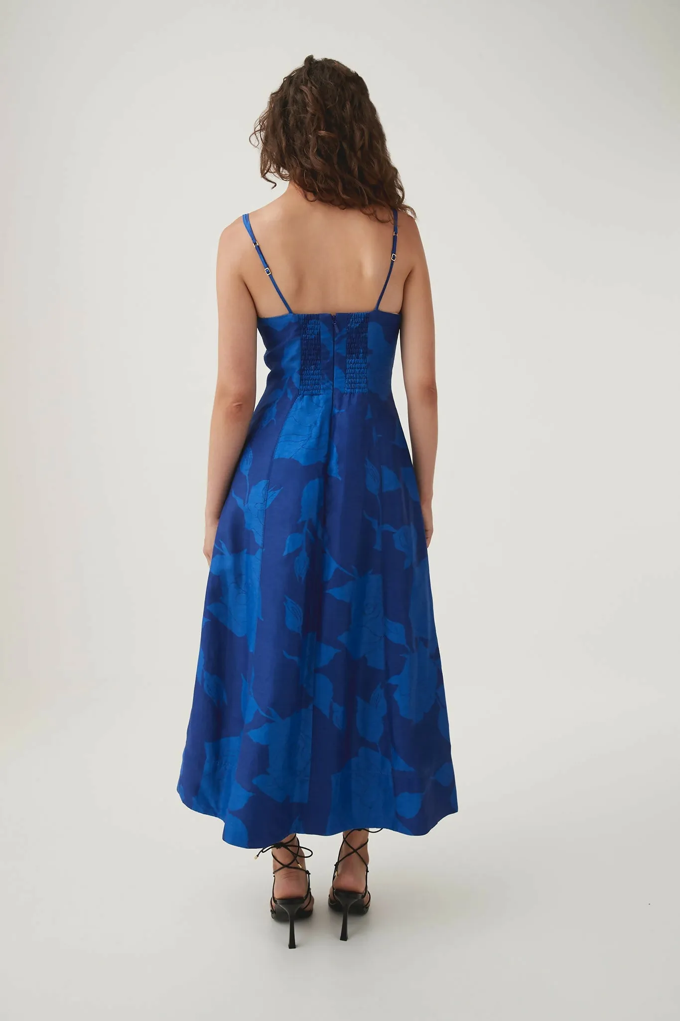 Aje Belonging Flared Midi Dress Size 8