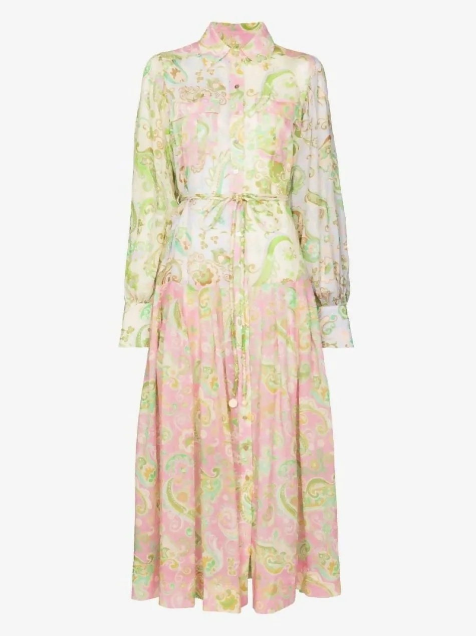 Alemais Marta Patchwork Shirtdress