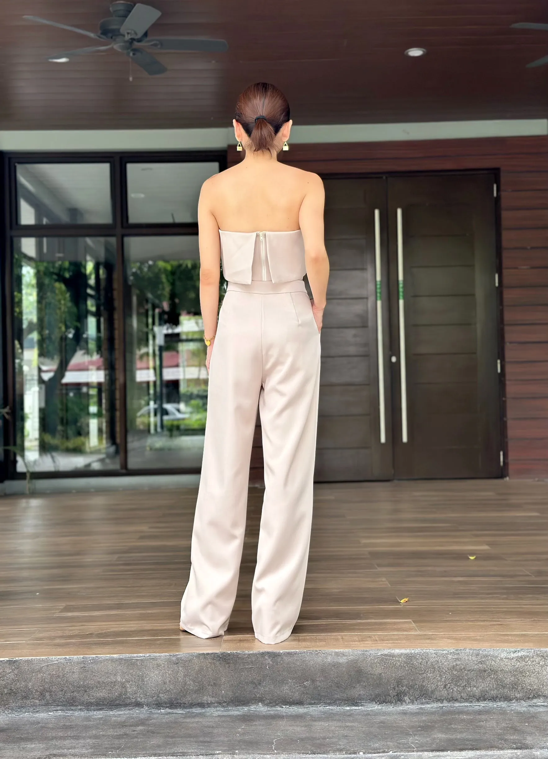 Alessia Tube Set in Beige
