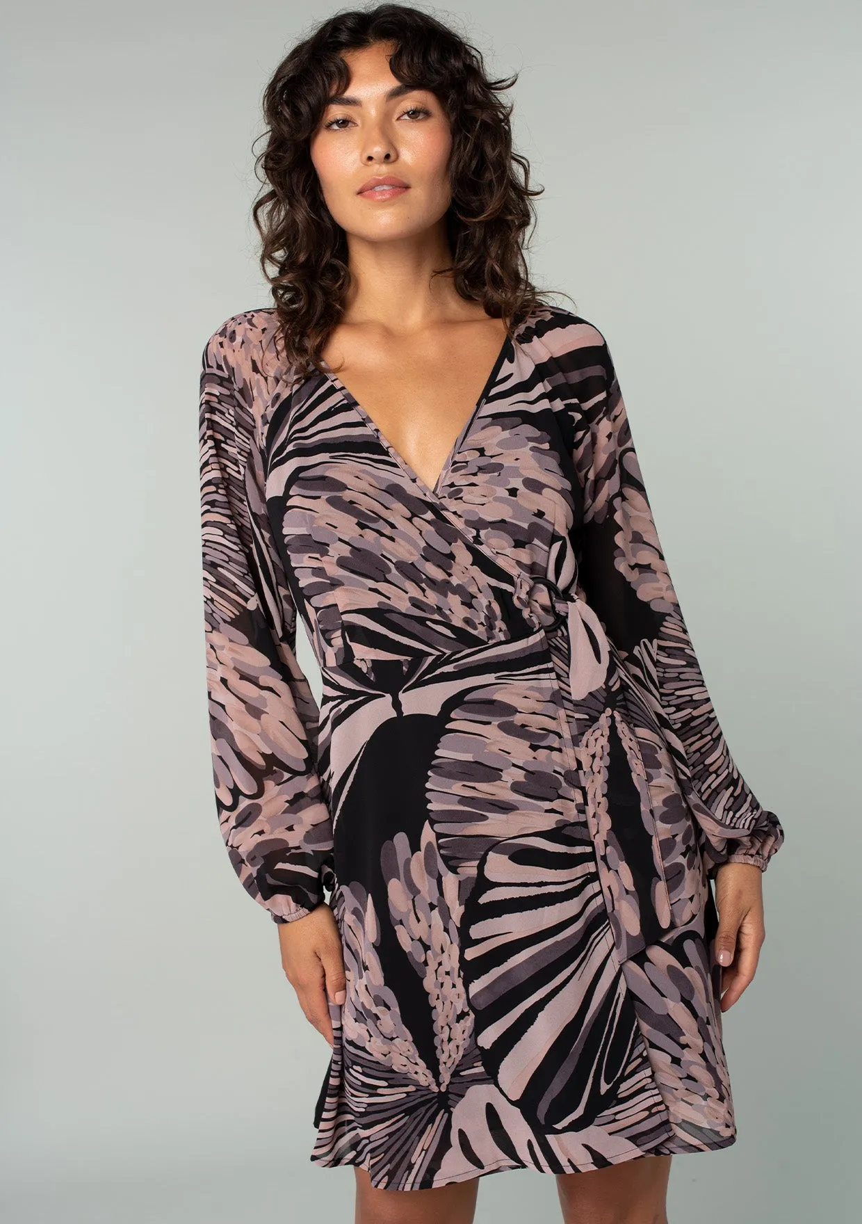 Alfie Mini Wrap Dress