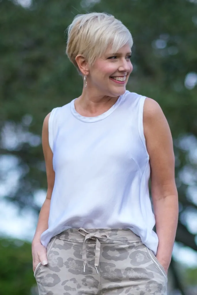 Antonia Sateen Tank (BT805)