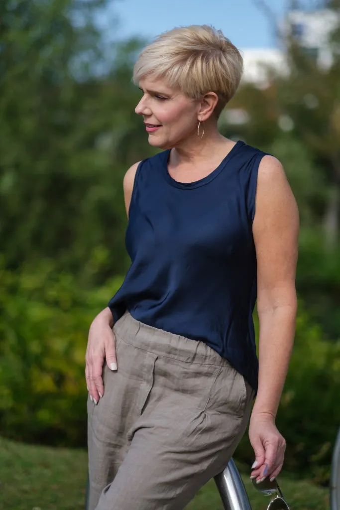 Antonia Sateen Tank (BT805)