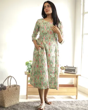 Aqua Vine - Non Feeding Dress/ Kurti