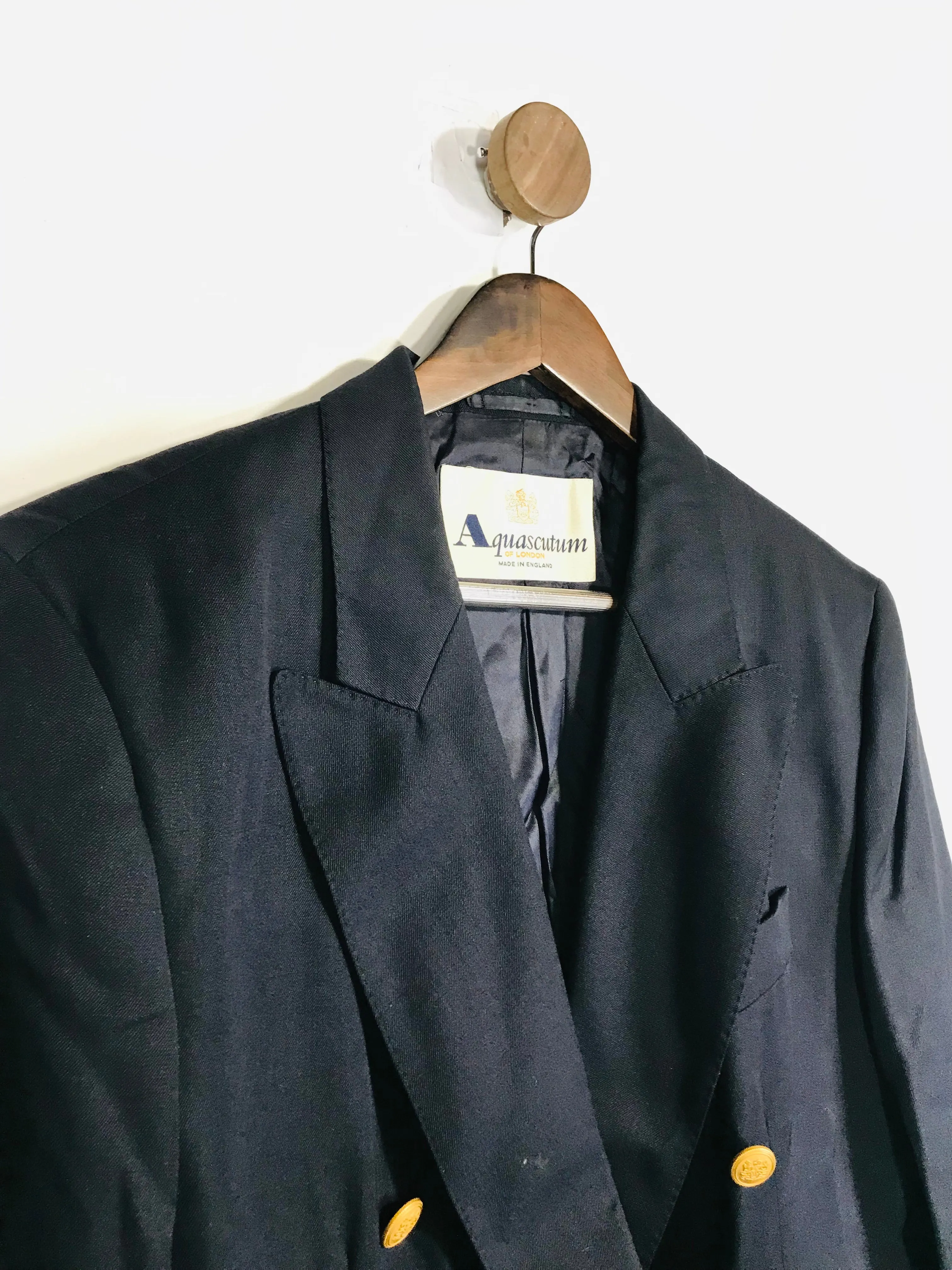 Aquascutum Men's Smart Diner Jacket Blazer Jacket | 42 R | Black