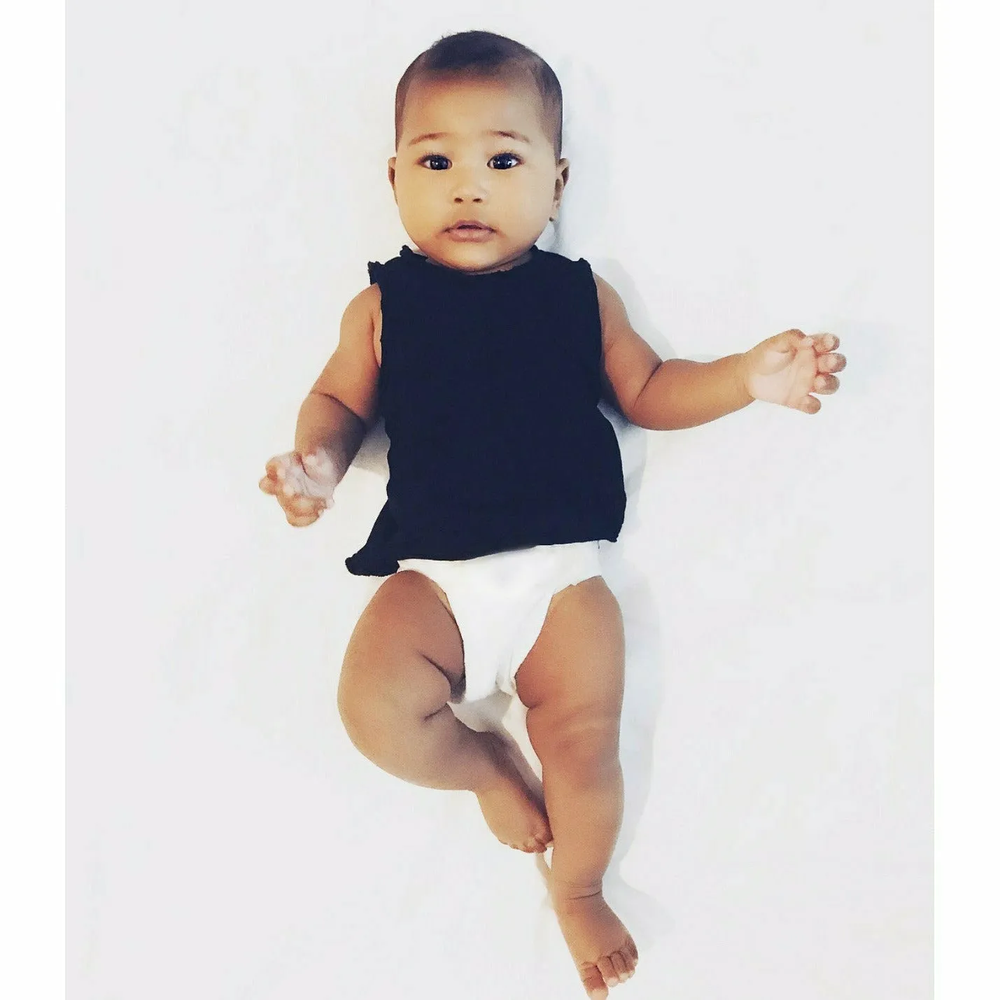 Asher  Baby Tank Top Navy