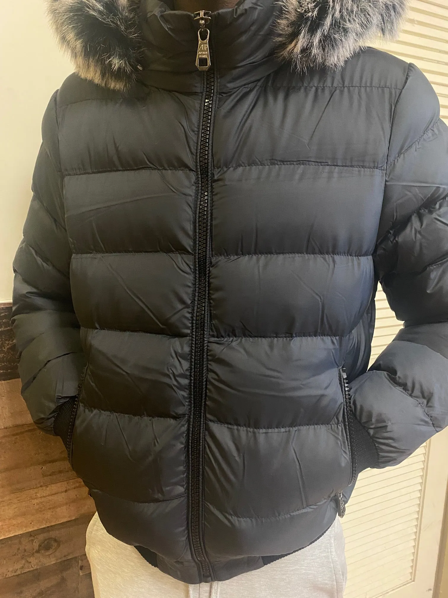 Avenue Paris - Men's Puffer Jacket - Navy