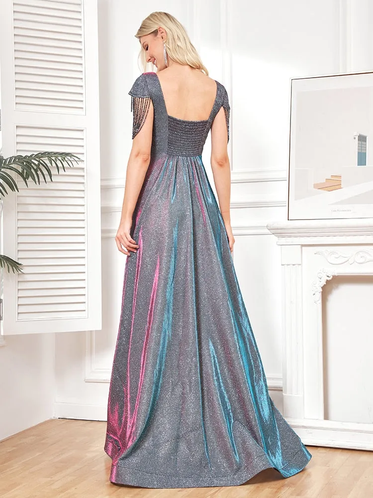 Beading Flash Women's Evening Party Dress