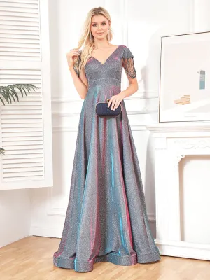 Beading Flash Women's Evening Party Dress