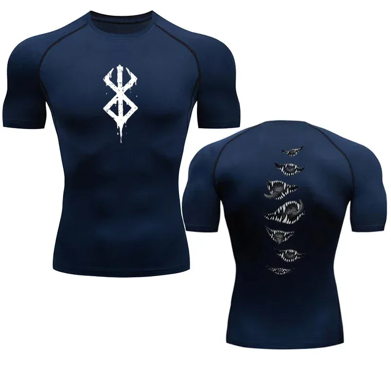 Berserk Rashguard Compression Workout Shirt