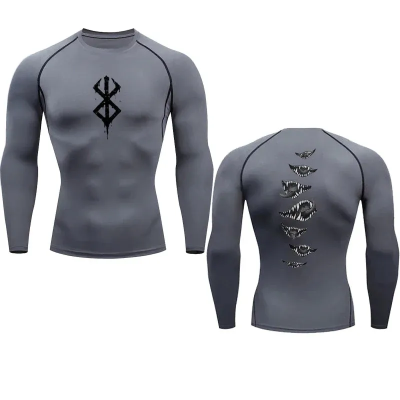 Berserk Rashguard Compression Workout Shirt