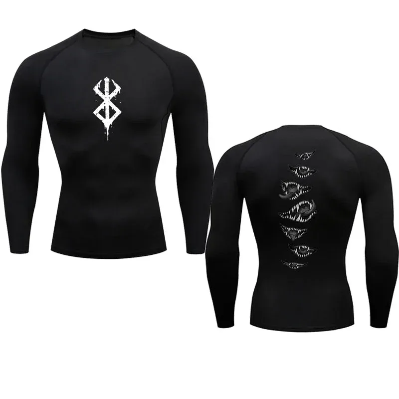 Berserk Rashguard Compression Workout Shirt