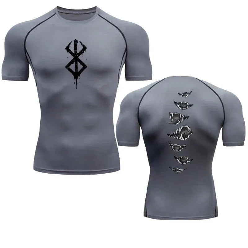 Berserk Rashguard Compression Workout Shirt