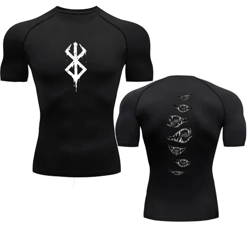 Berserk Rashguard Compression Workout Shirt