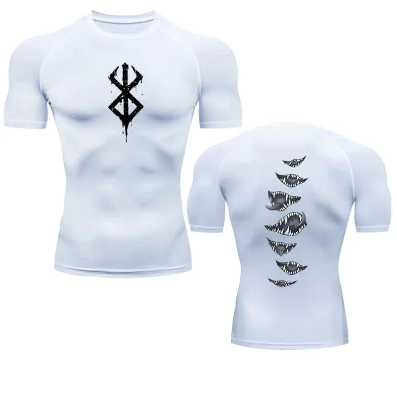 Berserk Rashguard Compression Workout Shirt