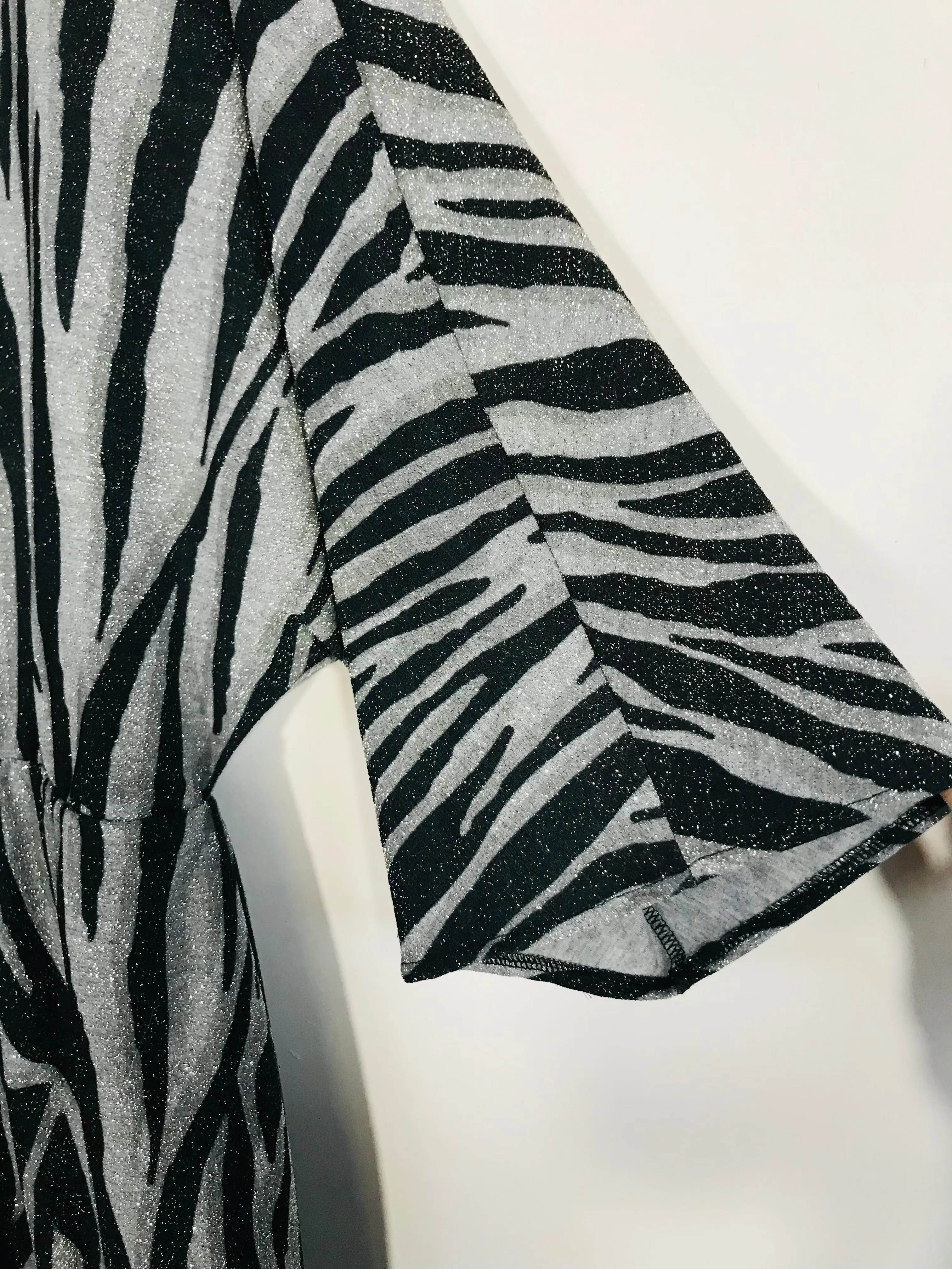 Biba Women's Sparkle Zebra Wrap Dress | UK18 | Multicoloured