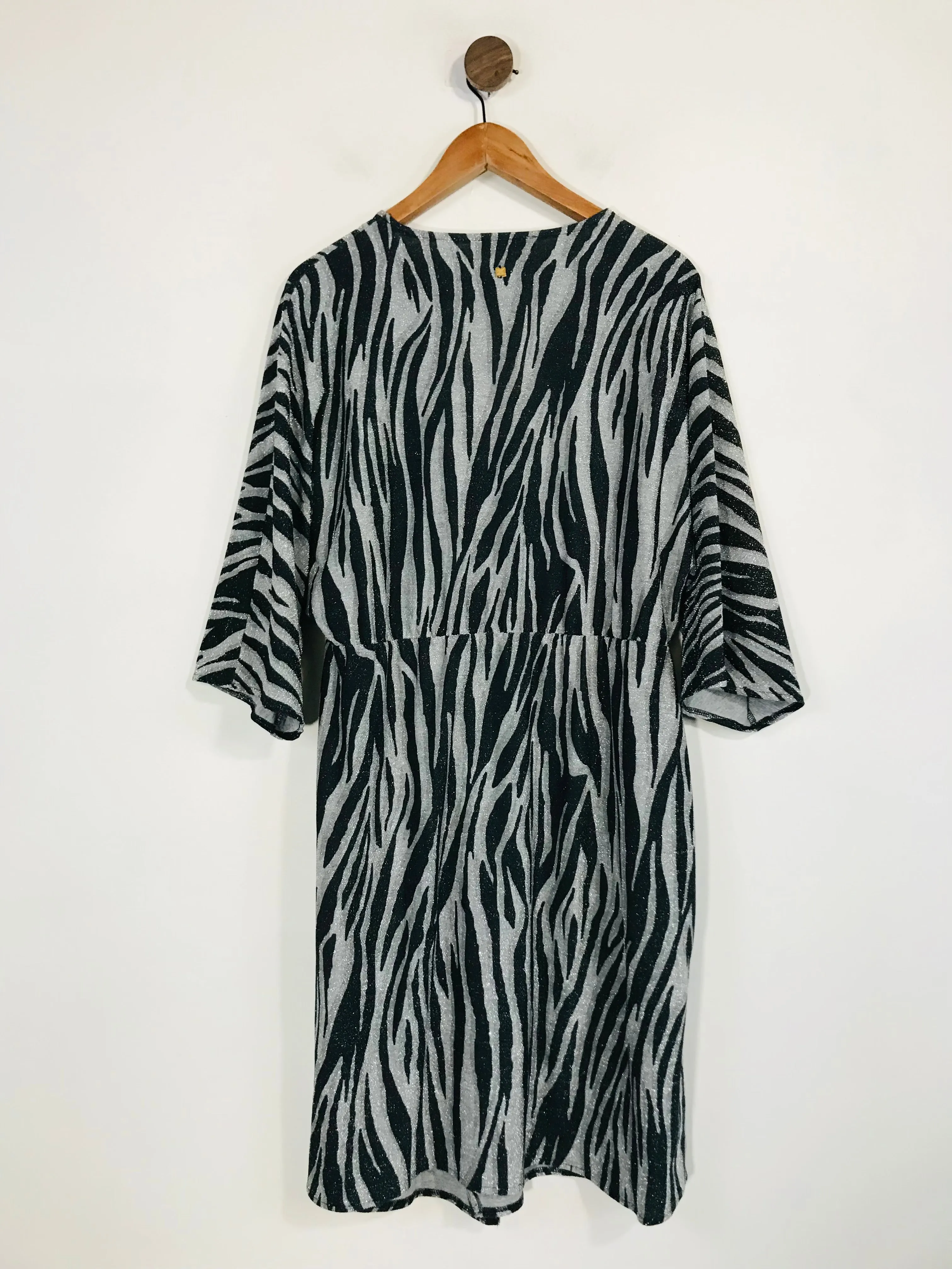 Biba Women's Sparkle Zebra Wrap Dress | UK18 | Multicoloured