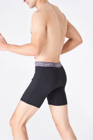 Black Compression Shorts for Men