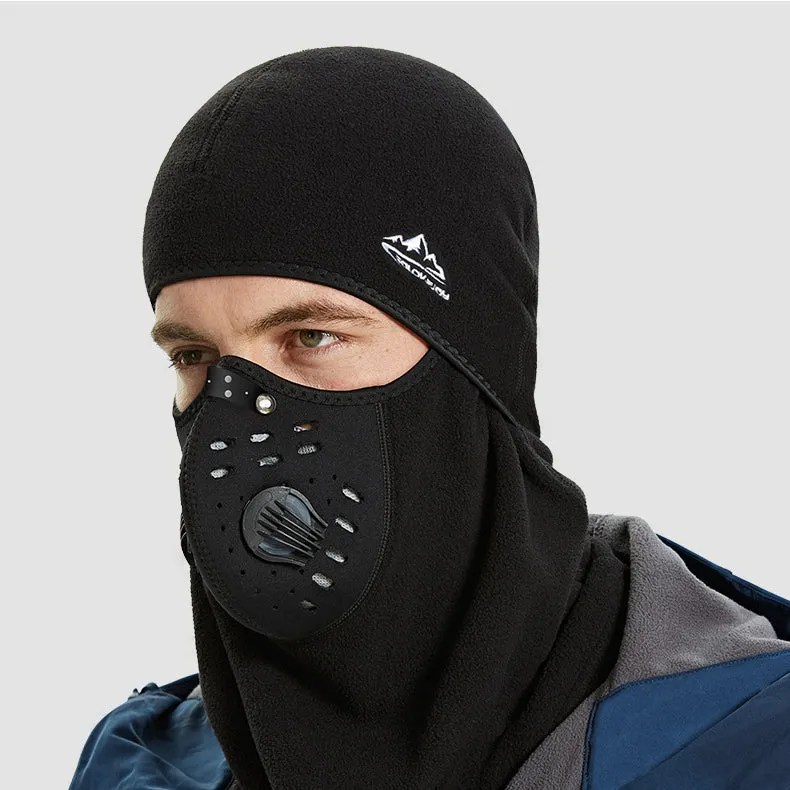 Black Filter Valve Head Mask Outdoor Motorcycle Windproof Warm
