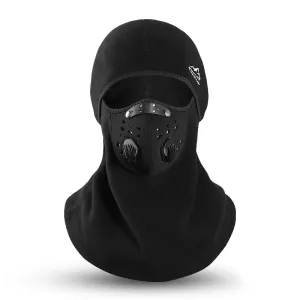 Black Filter Valve Head Mask Outdoor Motorcycle Windproof Warm