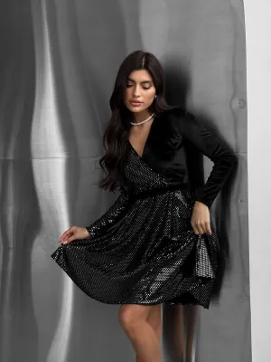 Black mini dress “Vela”
