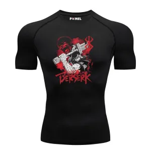 BLACK SWORDSMAN COMPRESSION SHORT SLEEVE